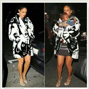 Vintage Donnybrook Faces Coat--Rihanna has…